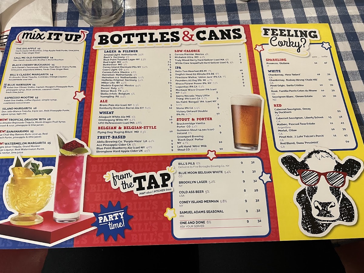 Bill's Bar & Burger Menu - Image 3
